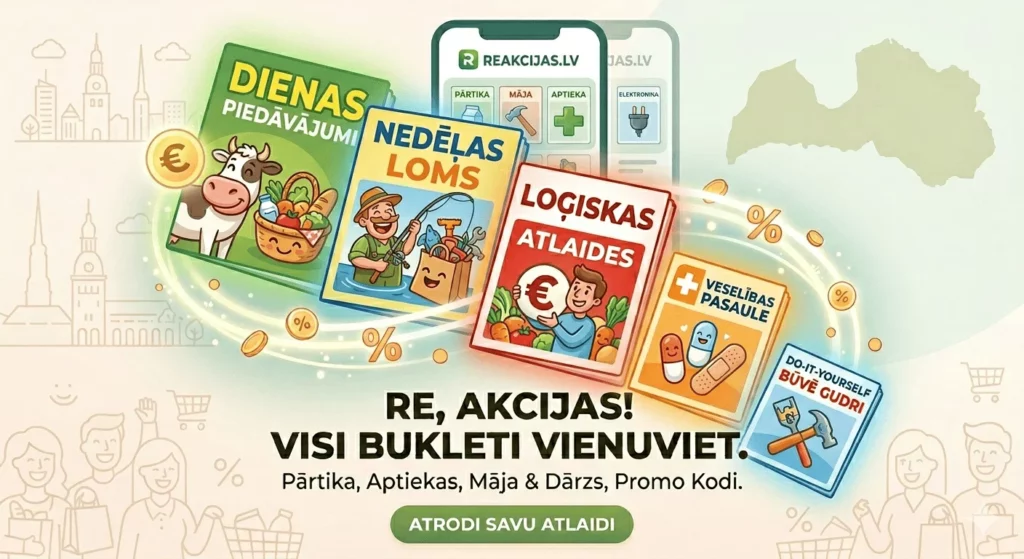 Kā iepirkties gudrāk? Akciju bukleti un atlaides vienuviet