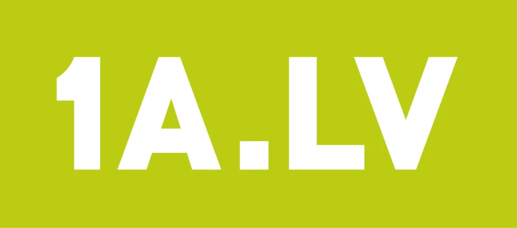 1a.lv uzņēmuma logo