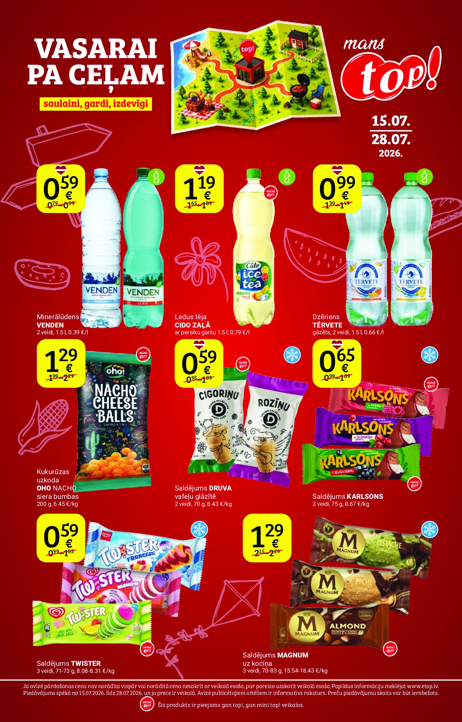 Top akcijas buklets 15.07 – 28.07