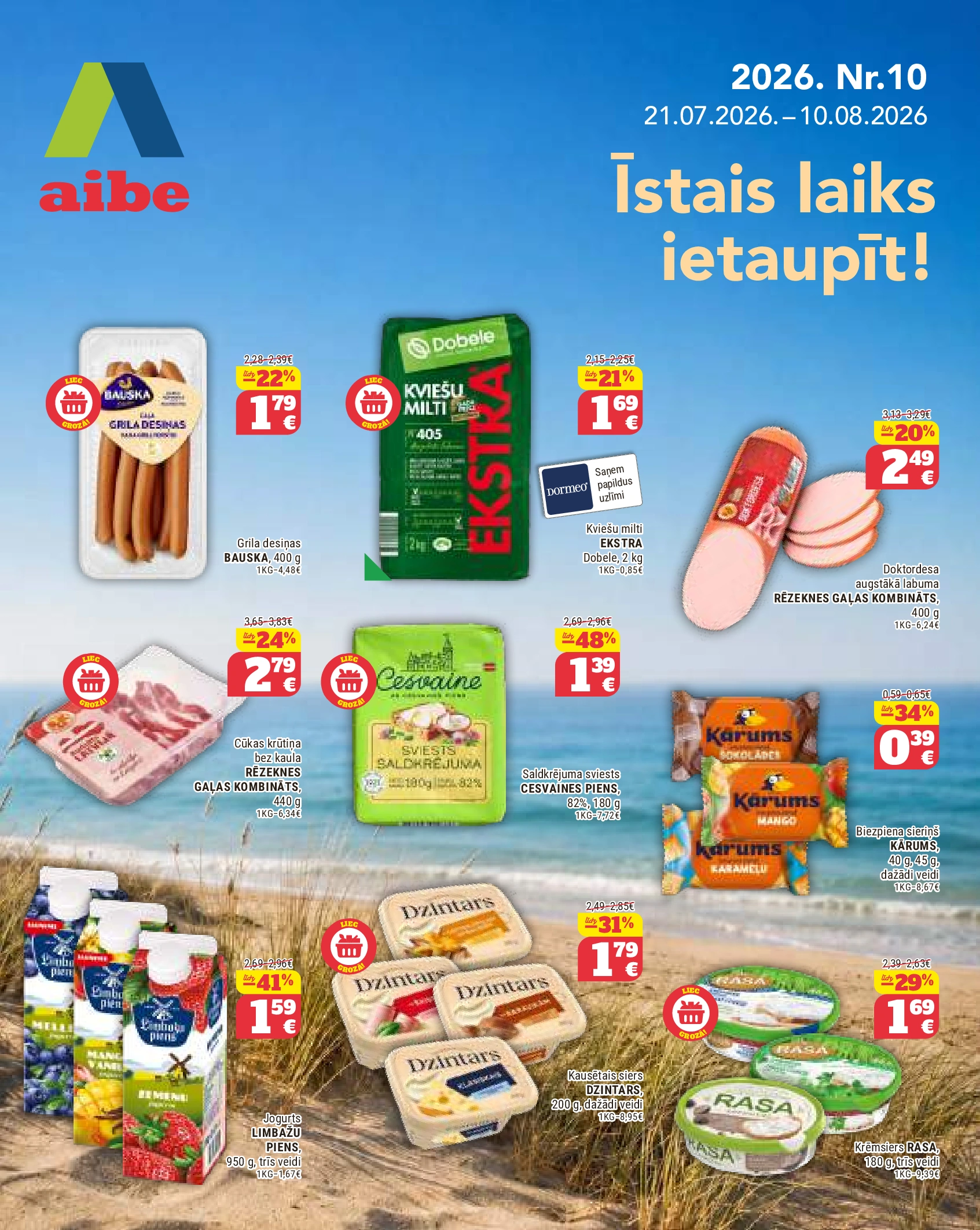 Aibe akcijas buklets 21.07 - 10.08