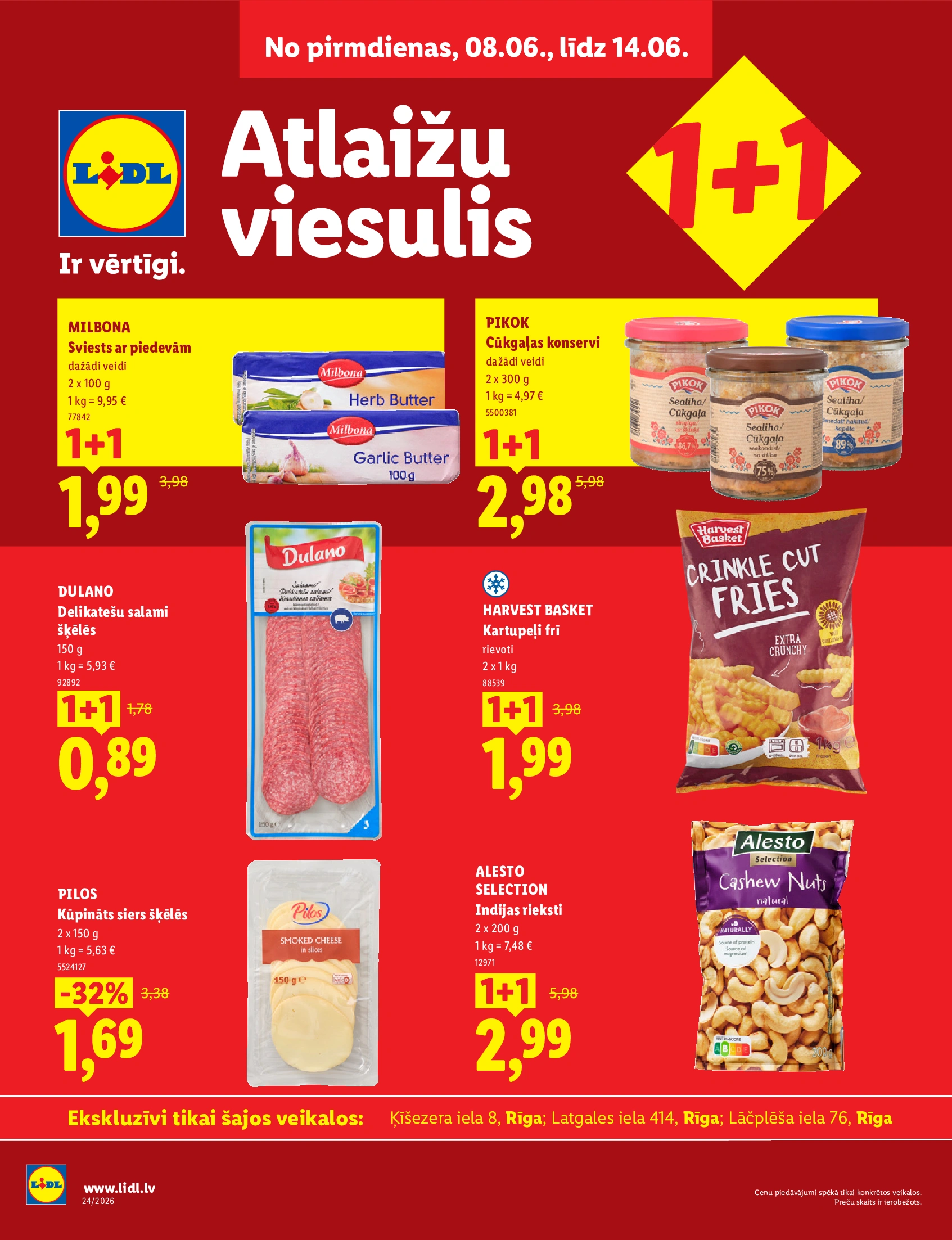 Lidl "Atlaižu viesulis" akcijas buklets 08.06 - 14.06