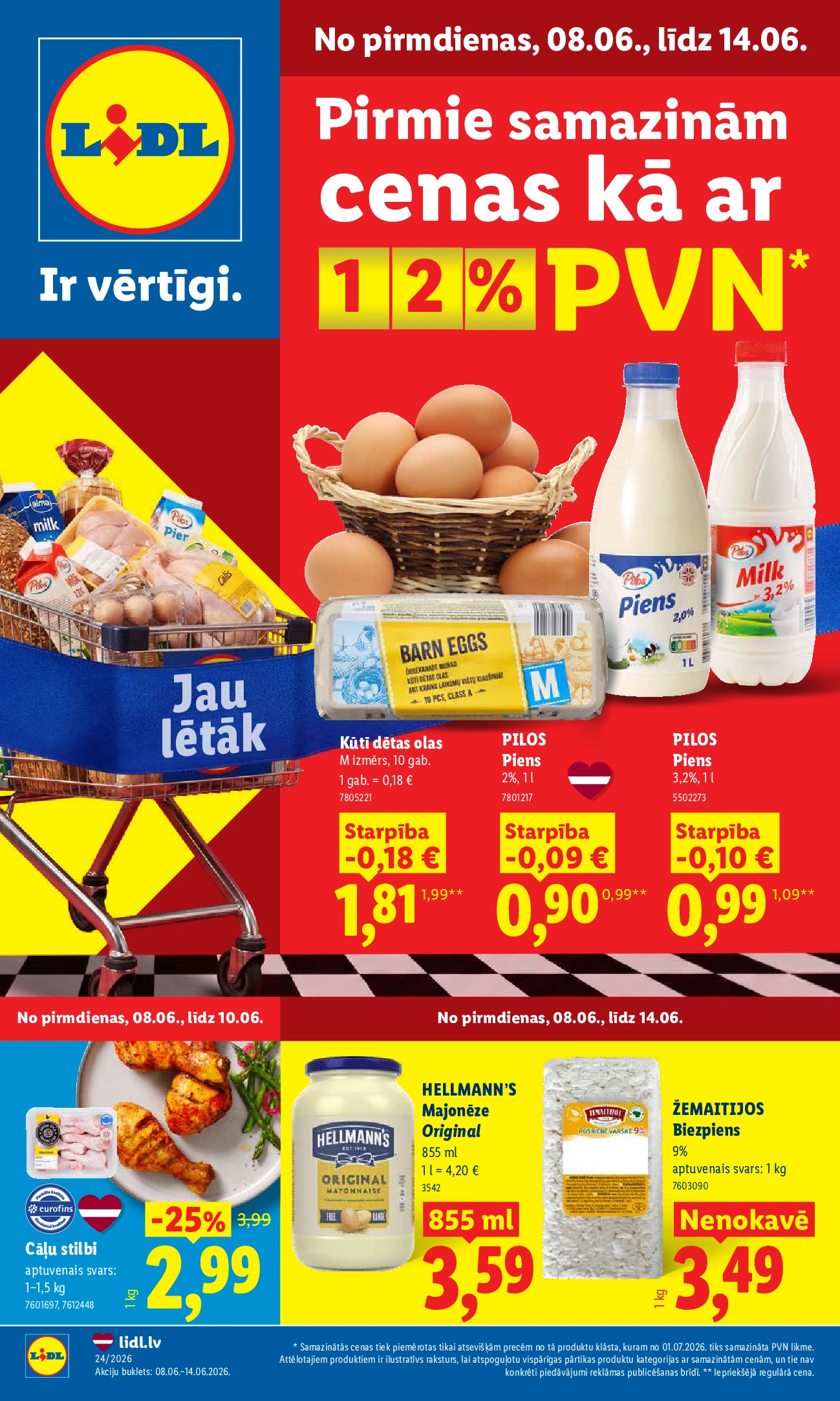 Lidl pārtikas akcijas buklets 08.06 – 14.06