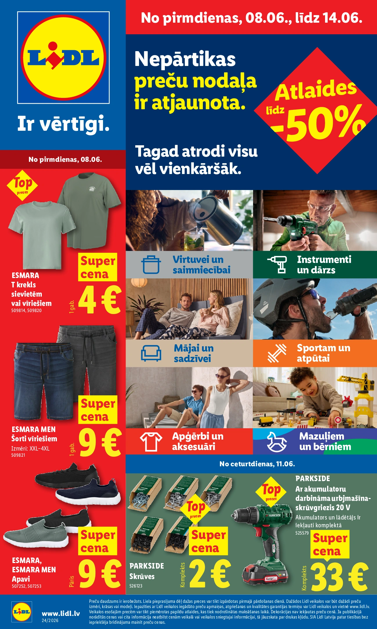 Lidl nepārtikas akcijas buklets 08.06 - 14.06